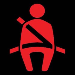 BMW X Seat belt reminder