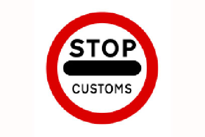 Stop Customs Checkpoint