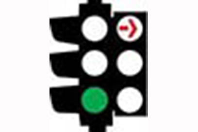Red Turning Arrow - Traffic Lights Signs Meaning