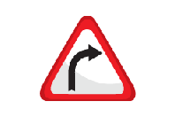Right Bend Ahead - Direction Signs