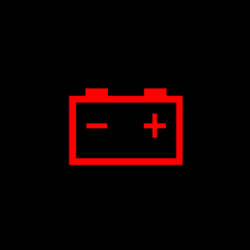 audi a6 allroad battery charge warning light