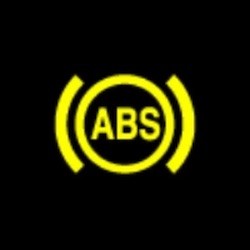 renault megane ABS warning light