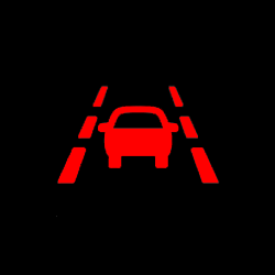 Toyota Prius Lane Keep Assist Warning Light