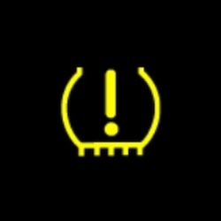 ford bronco tire pressure monitoring system(tpms) warning light