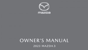 Mazda 3 Owner's Manual