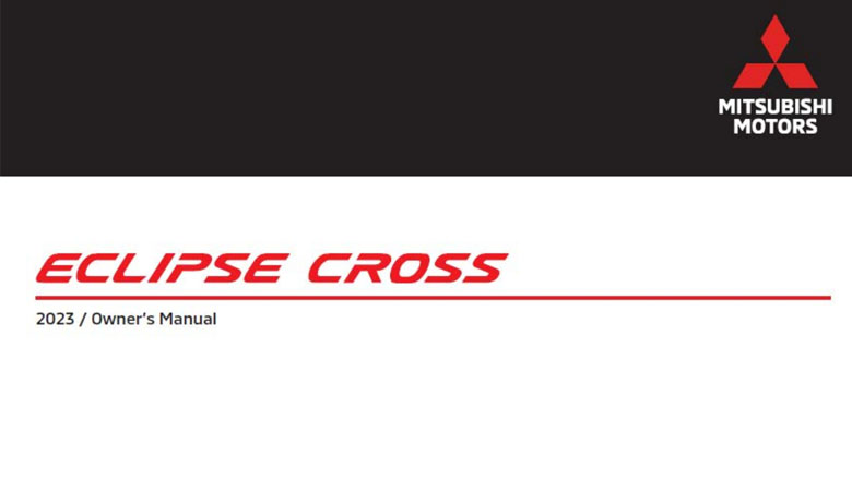 Mitsubishi Eclipse Cross Owner's Manual