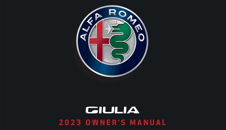 Alfa Romeo Giulia Owner's Manual