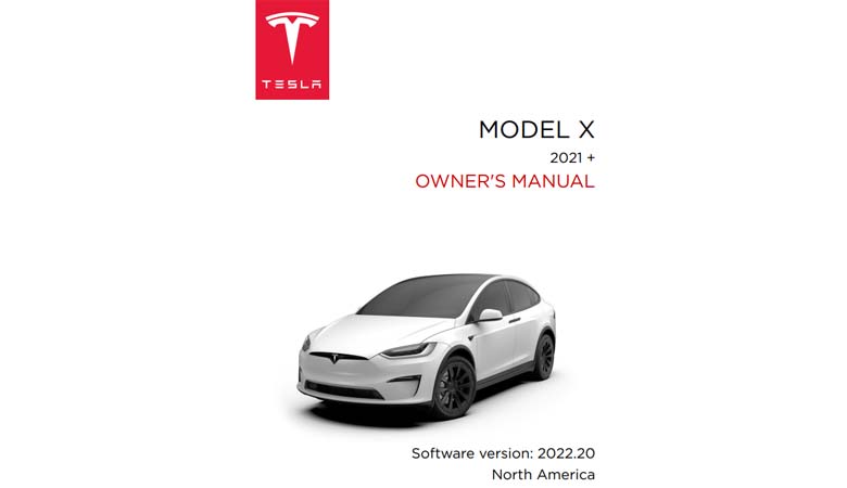Tesla Model X Owner's Manual