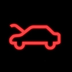 Audi Q4 Sportback e-tron hood Warning Light