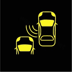 Dacia Spring Electric Blind Spot Monitoring Warning Light