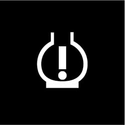 Audi RS e-tron GT Low Tire Pressure Warning Light