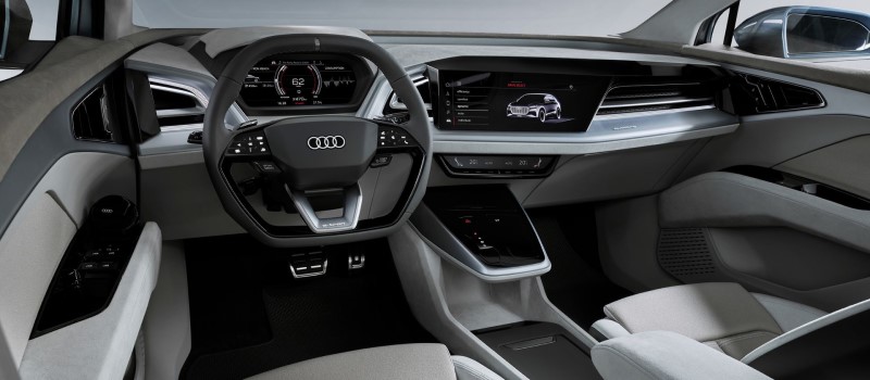 Audi Q4 Sportback e-tron Dashboard Lights and Meaning